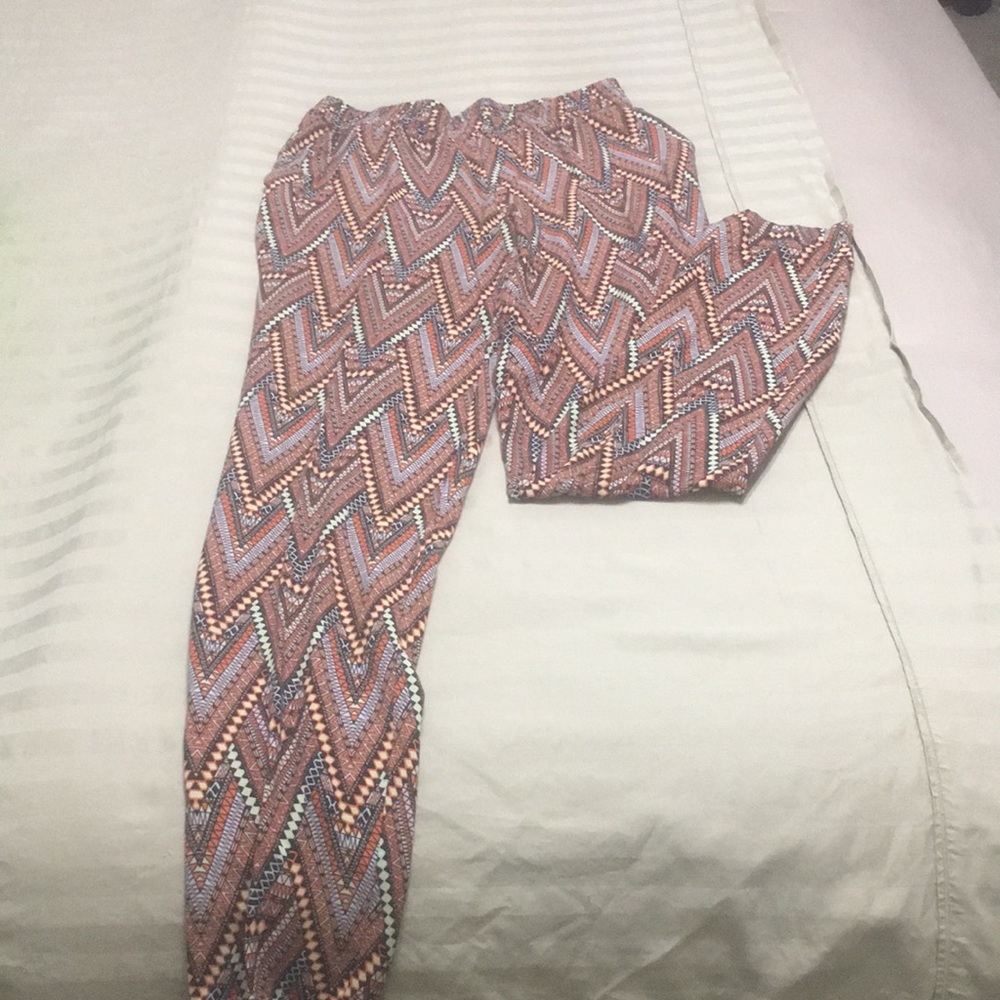 Printed joggers